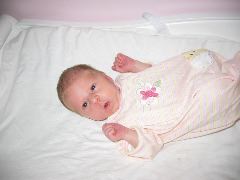 1st shot of Becca at 1 week